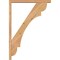 Ekena Millwork Olympic Block Smooth Bracket w/ Offset Brace, Western Red Cedar, 3 1/2"W x 28"D x 40"H BKT0402X28X40OLY05SWR - alternate 2